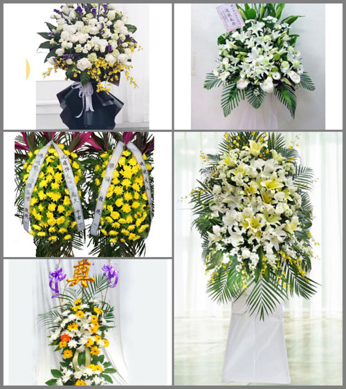 福建南平建瓯市顺阳乡白事花篮预定